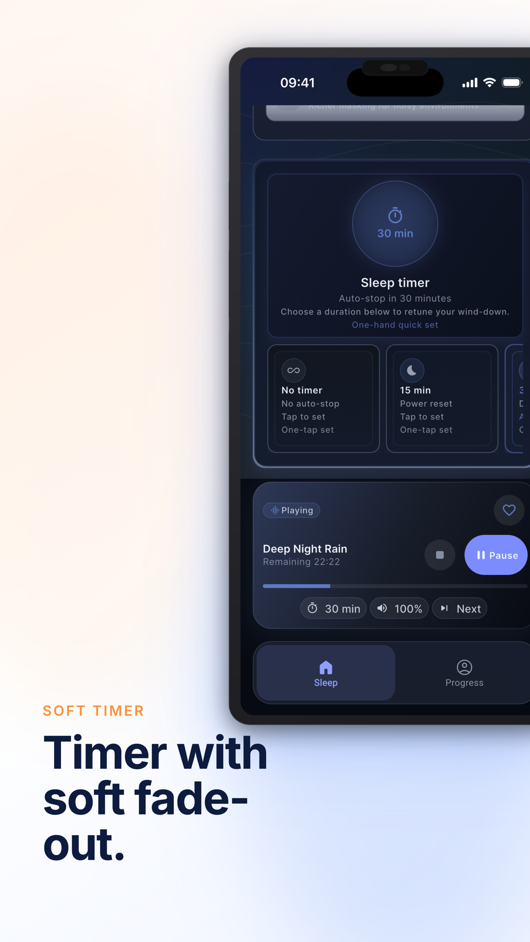 Noctra Sleep room scan screen